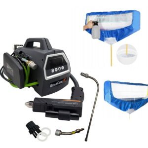 Myjka parowa parownica BearCool PCW-3V z ozonatorem + 2 pokrowce (100-130cm), (70-100cm)