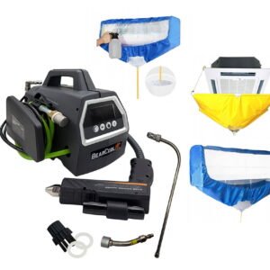 Myjka parowa parownica BearCool PCW-3V z ozonatorem + 3 pokrowce (100-130cm), (70-100cm), pokrowiec kasetonowy