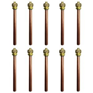 Zawór zaworek serwisowy AVX z zaworkiem SCHREDERA AVX 1/4 - 10 sztuk