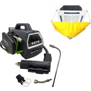 Myjka parowa BearCool z ozonatorem do klimatyzacji + pokrowiec kasetonowy Q-536