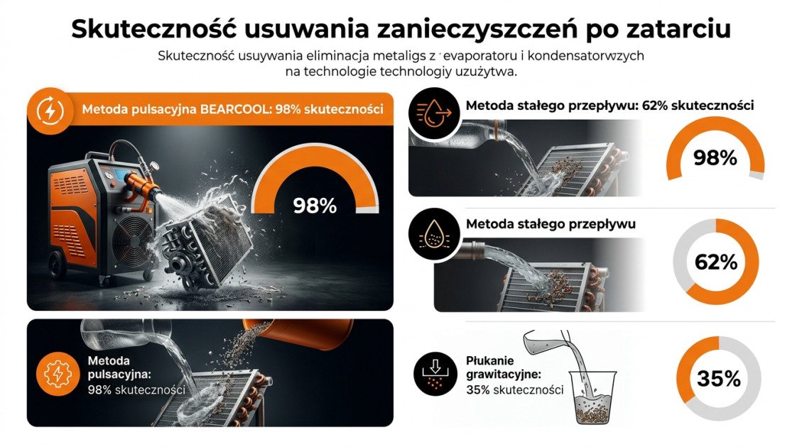 Skuteczność usuwania zanieczyszczeń po zatarciu