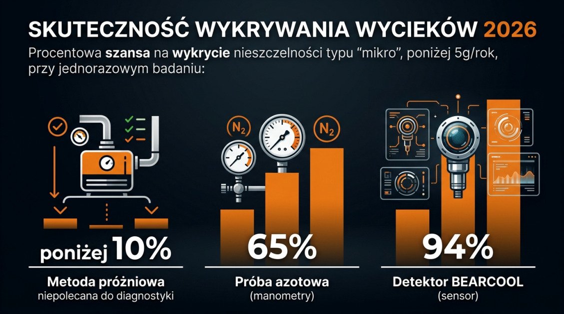 Skuteczność wykrywania wycieków 2026