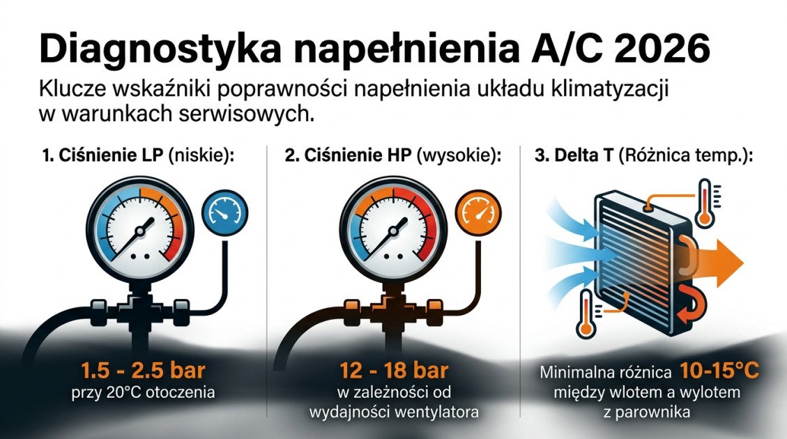 Diagnostyka napełnienia A/C 2026