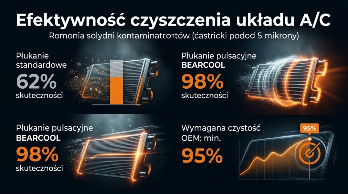 Efektywność czyszczenia układu A/C