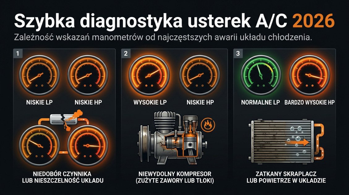 Szybka diagnostyka usterek A/C 2026