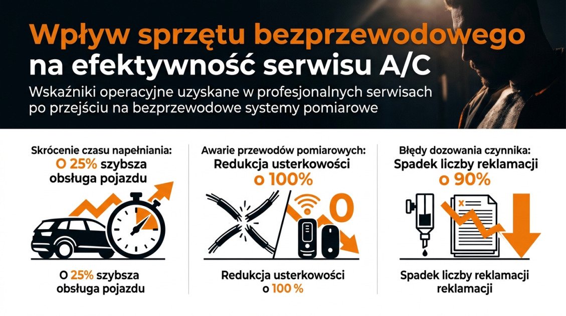 Wpływ sprzętu bezprzewodowego na efektywność serwisu A/C
